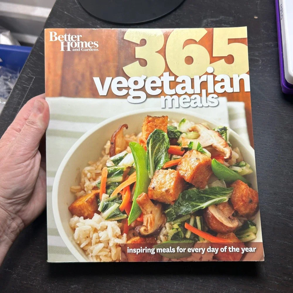 Better Homes and Gardens 365 Vegetarian Meals Cookbook Healthy Recipes Paperback